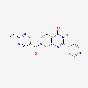 7-[(2-ethylpyrimidin-5-yl)carbonyl]-2-pyridin-4-yl-5,6,7,8-tetrahydropyrido[3,4-d]pyrimidin-4(3H)-one