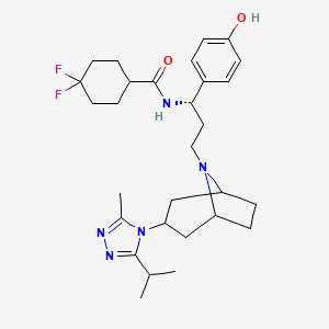molecular formula C29H41F2N5O2 B611554 4-羟苯基马拉维罗 CAS No. 856708-54-8