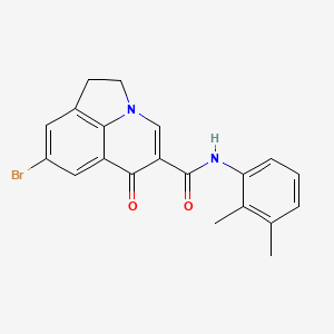 8-bromo-N-(2,3-dimethylphenyl)-6-oxo-1,2-dihydro-6H-pyrrolo[3,2,1-ij]quinoline-5-carboxamide