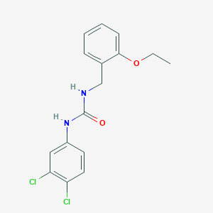 molecular formula C16H16Cl2N2O2 B6115849 N-(3,4-dichlorophenyl)-N'-(2-ethoxybenzyl)urea 