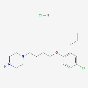 1-[4-(2-allyl-4-chlorophenoxy)butyl]piperazine hydrochloride