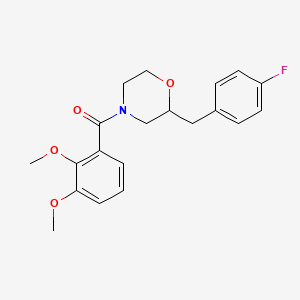 4-(2,3-dimethoxybenzoyl)-2-(4-fluorobenzyl)morpholine