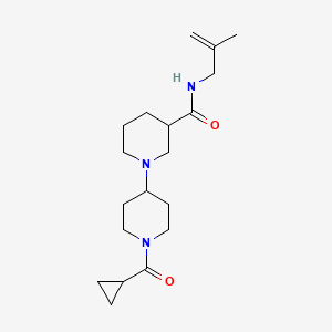 1'-(cyclopropylcarbonyl)-N-(2-methyl-2-propen-1-yl)-1,4'-bipiperidine-3-carboxamide