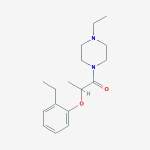1-ethyl-4-[2-(2-ethylphenoxy)propanoyl]piperazine