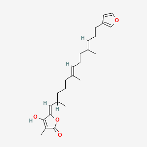 molecular formula C25H34O4 B611640 Variabilin CAS No. 51847-87-1