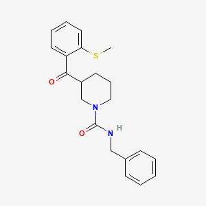 N-benzyl-3-[2-(methylthio)benzoyl]-1-piperidinecarboxamide