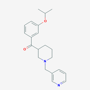 (3-isopropoxyphenyl)[1-(3-pyridinylmethyl)-3-piperidinyl]methanone