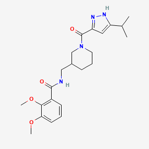 N-({1-[(3-isopropyl-1H-pyrazol-5-yl)carbonyl]-3-piperidinyl}methyl)-2,3-dimethoxybenzamide