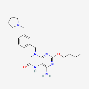 molecular formula C22H30N6O2 B611671 维沙托利莫德 CAS No. 1228585-88-3