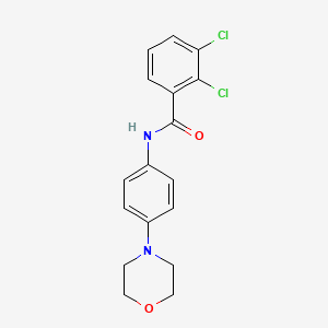 molecular formula C17H16Cl2N2O2 B6117035 2,3-dichloro-N-[4-(4-morpholinyl)phenyl]benzamide 