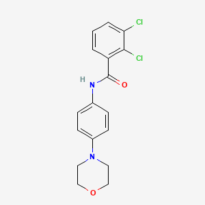 2,3-dichloro-N-(4-morpholin-4-ylphenyl)benzamide