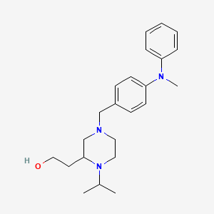 2-(1-isopropyl-4-{4-[methyl(phenyl)amino]benzyl}-2-piperazinyl)ethanol