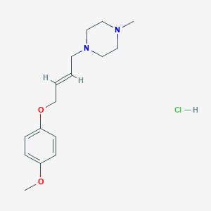 1-[4-(4-methoxyphenoxy)but-2-en-1-yl]-4-methylpiperazine hydrochloride