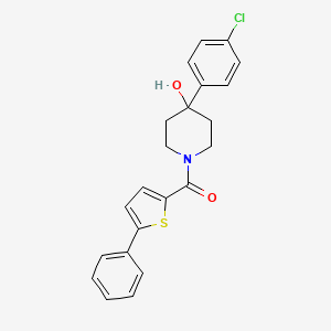 4-(4-chlorophenyl)-1-[(5-phenyl-2-thienyl)carbonyl]-4-piperidinol