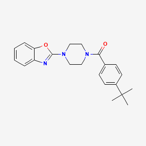 2-[4-(4-tert-butylbenzoyl)piperazin-1-yl]-1,3-benzoxazole