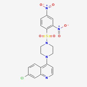 B611717 7-Chloro-4-(4-((2,4-dinitrophenyl)sulfonyl)piperazin-1-yl)quinoline CAS No. 1624602-30-7