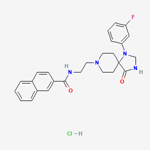 molecular formula C26H28ClFN4O2 B611737 VU 0364739 hydrochloride CAS No. 1244640-48-9