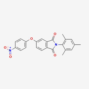 2-mesityl-5-(4-nitrophenoxy)-1H-isoindole-1,3(2H)-dione