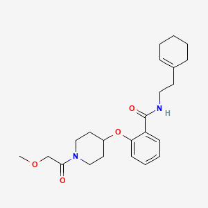 N-[2-(1-cyclohexen-1-yl)ethyl]-2-{[1-(methoxyacetyl)-4-piperidinyl]oxy}benzamide