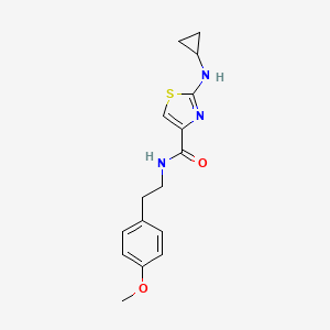 2-(cyclopropylamino)-N-[2-(4-methoxyphenyl)ethyl]-1,3-thiazole-4-carboxamide