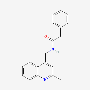 N-[(2-methylquinolin-4-yl)methyl]-2-phenylacetamide