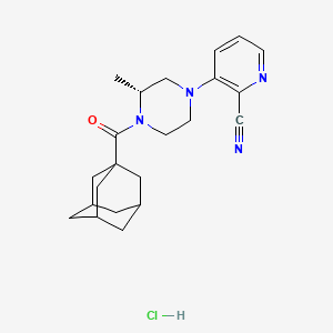 molecular formula C22H29ClN4O B611760 VU 0469650 盐酸盐 CAS No. 1443748-47-7