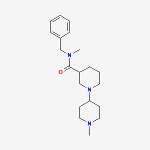 N-benzyl-N,1'-dimethyl-1,4'-bipiperidine-3-carboxamide