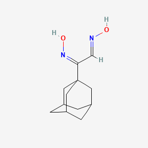 molecular formula C12H18N2O2 B6117725 1-adamantyl(hydroxyimino)acetaldehyde oxime 