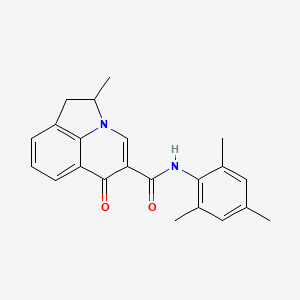 N-mesityl-2-methyl-6-oxo-1,2-dihydro-6H-pyrrolo[3,2,1-ij]quinoline-5-carboxamide