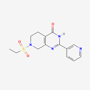 7-(ethylsulfonyl)-2-pyridin-3-yl-5,6,7,8-tetrahydropyrido[3,4-d]pyrimidin-4(3H)-one