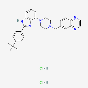 molecular formula C30H34Cl2N6 B611798 WAY 207024 二盐酸盐 CAS No. 872002-73-8