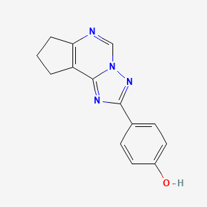 4-(8,9-dihydro-7H-cyclopenta[e][1,2,4]triazolo[1,5-c]pyrimidin-2-yl)phenol