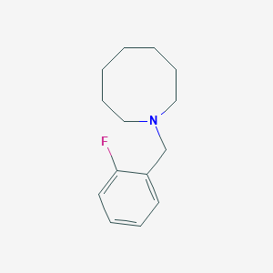 molecular formula C14H20FN B6118065 1-(2-fluorobenzyl)azocane 