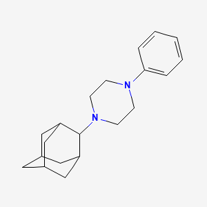 molecular formula C20H28N2 B6118119 1-(2-adamantyl)-4-phenylpiperazine 