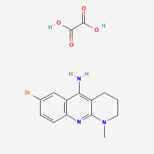 molecular formula C15H16BrN3O4 B6118135 7-bromo-1-methyl-1,2,3,4-tetrahydrobenzo[b]-1,8-naphthyridin-5-amine oxalate 