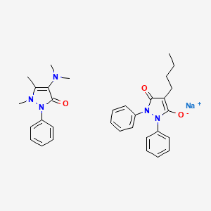 molecular formula C32H36N5NaO3 B611819 Reopirin CAS No. 8066-94-2