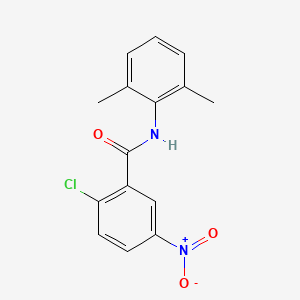 molecular formula C15H13ClN2O3 B6118311 2-chloro-N-(2,6-dimethylphenyl)-5-nitrobenzamide 