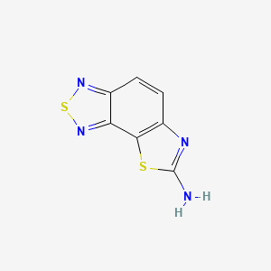 molecular formula C7H4N4S2 B6118416 [1,3]thiazolo[5,4-e][2,1,3]benzothiadiazol-7-amine CAS No. 20613-67-6