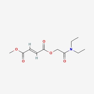 molecular formula C11H17NO5 B611860 Tepilamide fumarate CAS No. 1208229-58-6