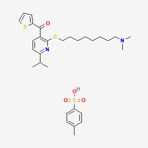 molecular formula C30H42N2O4S3 B611873 Y-29794 甲苯磺酸盐 CAS No. 143984-17-2