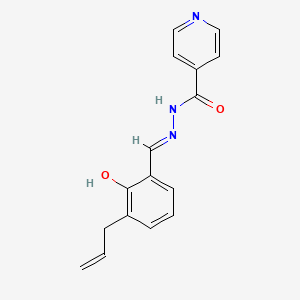 molecular formula C16H15N3O2 B6119004 N'-(3-allyl-2-hydroxybenzylidene)isonicotinohydrazide 
