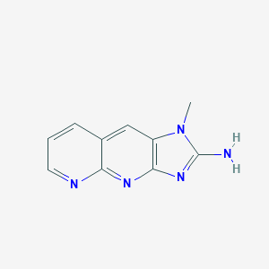 molecular formula C10H9N5 B061191 1-Methyl-1H-imidazo(4,5-b)(1,8)naphthyridin-2-amine CAS No. 166664-83-1