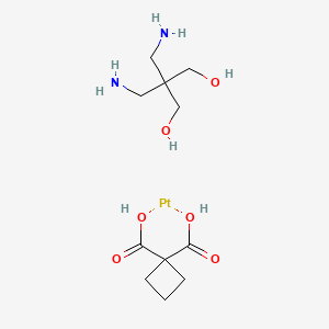 molecular formula C11H18N2O6Pt B611933 泽尼铂 CAS No. 111490-36-9