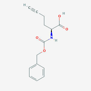 molecular formula C14H15NO4 B611935 Cbz-L-homopropargylglycine CAS No. 1234692-80-8