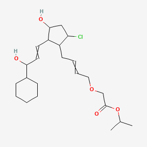 molecular formula C23H37ClO5 B611950 ZK118182 异丙酯 CAS No. 154927-31-8