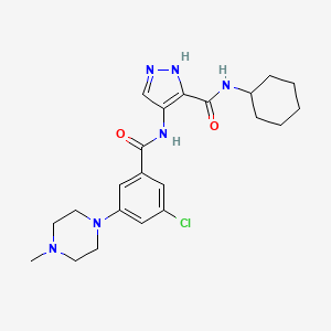 molecular formula C22H29ClN6O2 B611951 ZK-Cdk CAS No. 1010440-84-2