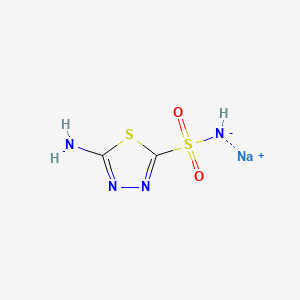 B611961 2-Amino-1,3,4-thiadiazole-5-sulfonamide sodium salt CAS No. 72296-05-0