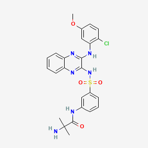 molecular formula C25H25ClN6O4S B611989 Pilaralisib CAS No. 934526-89-3