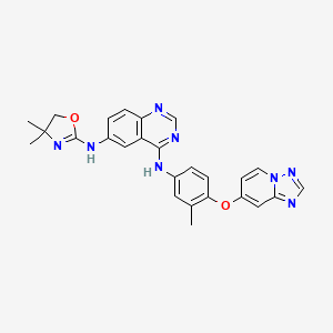 molecular formula C26H24N8O2 B611992 Tucatinib CAS No. 937263-43-9