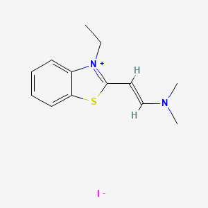 molecular formula C13H17IN2S B6119960 2-[2-(dimethylamino)vinyl]-3-ethyl-1,3-benzothiazol-3-ium iodide 